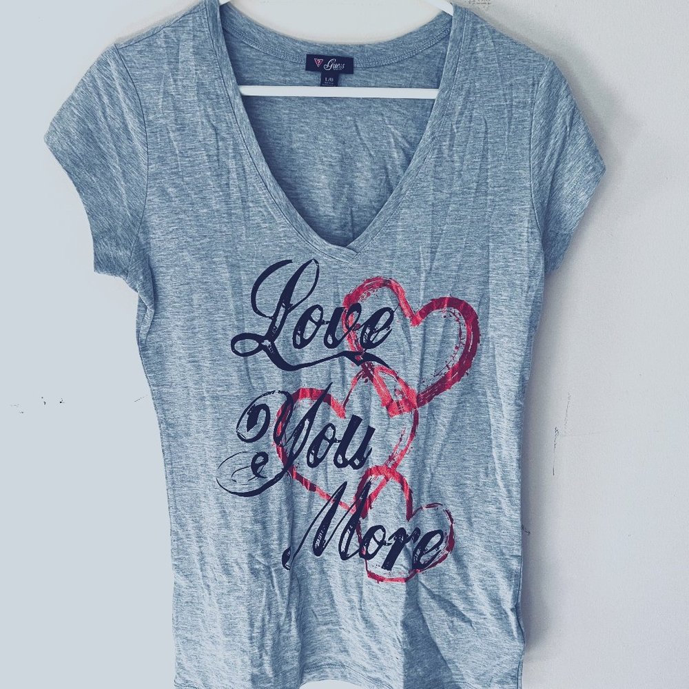 Guess Grey T-shirt Large